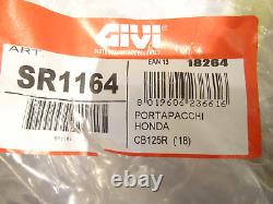 HONDA CB125R 2018 TOP BOX complete set GIVI B27NMAL CASE + SR1164 RACK + PLATE