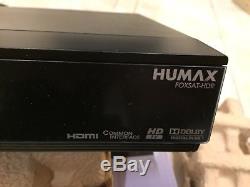 HUMAX FoxSat HDR 320Gb FreeSat Twin Tuner Set Top Box Recorder HDMI Black