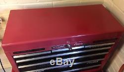 Halford Professional Tool Box Chest Set Roll Cab and Top Box
