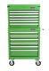 Halfords Industrial Green Tool Box Chest Set Roll Cab And Top Box