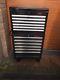 Halfords Industriial Tool Box Chest Set Black Roll Cabinet And Top Box