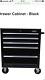 Halfords Black Tool Box Chest Set Roll Cab And Top Box