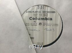 Hmv Angel Set Of Single Sided Test Pressings For The Callas Carmen Boxed Top Nm