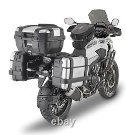 Honda CB500X 2019 Pannier Set + Top Box Set GIVI PLO1171MK + 3 x TREKKER monokey
