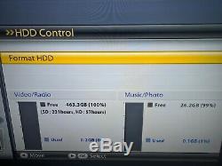 Humax FreeSat+ HD Satellite TV Receiver 500GB Set Top Box Tested With Remote UK