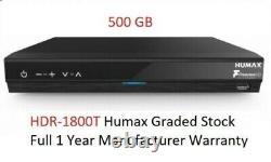 Humax HDR-1800T 500GB 91-00925 Freeview HD Smart Digital TV Recorder Set Top Box