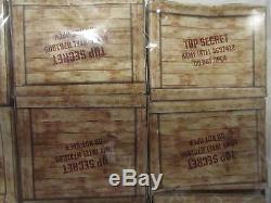 Indiana Jones Top Secret Lot Set of 20 Boxes Crates Surprise Toys Collectible
