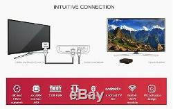 Infomir MAG 425A IPTV/OTT 4K Set-Top Box Android TV 8GB Voice Remote Wi-Fi HDMI