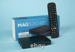 Infomir MAG 520w3 Built in Wifi 4K HEVC Dolby Sound Set Top Box