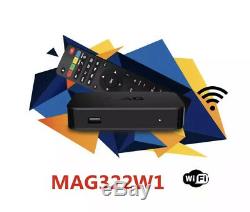 Infomir Mag 322W1 OTT SET-TOP WiFi BOX12 Months Premium Incl Plug & Play