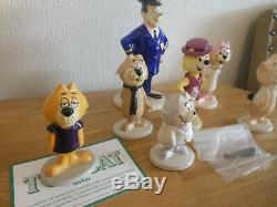 John Beswick Royal Doulton Exclusive Top Cat Full set of figurines 7 figures