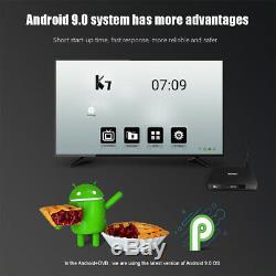 K7 Smart TV Box Android9.0 S905X2 4+64GB Set-top Box 2.4G+5G WiFi 1000M LAN O1N2