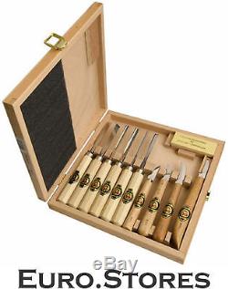Kirschen Carving Tool Set 11 Pcs. Wooden Box German Quality Top Product Genuine