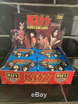 Kiss Set Of 36 X Bubble Gum Cards -1978 Vintage Counter Top Box Display Nos
