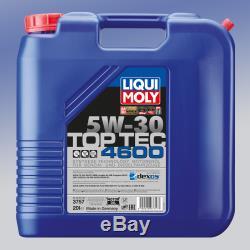 LIQUI MOLY 3757 Top Tec 4600 Motoröl SAE 5W-30 1 x 20 L für MASERATI MERCEDES