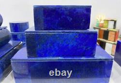 Lapis lazuli boxes Set (Handmade Top quality)
