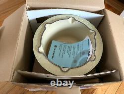 Le Creuset Compact Table Top Fondue Set Unused In Box Hunters Green Cast Iron
