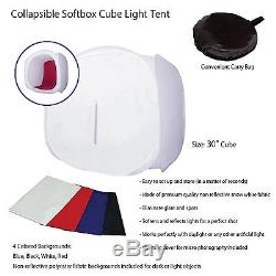 LimoStudio 2 Sets 18W Table Top Lighting Kit Light Stand Tripod Soft Box Tent