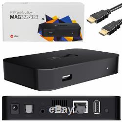MAG322 IPTV Set Top Box With 12 Month's Diamond Warranty Plug & Play