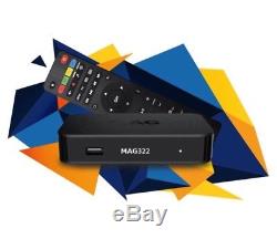 MAG322 IPTV Set Top Box With 12 Month's Platinum Gift Warranty