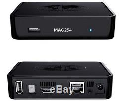 MAG 254 IPTV SET TOP BOX M3U Multimedia Player Internet TV Box USB HDTV + HDMI