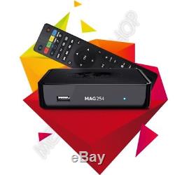 MAG 254 IPTV SET TOP BOX Multimedia player Internet TV IP Konsole USB TV POLSKA
