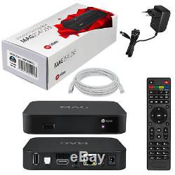 MAG 254 IPTV SET TOP BOX Streamer Multimedia player Internet HD TV + LAN Kabel