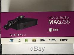 MAG 256 Infomir H. 265 HEVC Video Decoder MAG256 IPTV Set Top Box STB Streamer HD