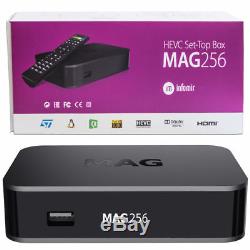 MAG 256 w2 Infomir IPTV Set Top Box WiFi 2.4GHz+5GHz Integrated Built-In onboard
