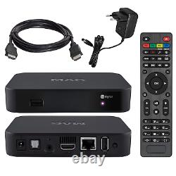 MAG 322 Original Infomir & HB-DIGITAL IPTV SET TOP BOX Multimedia Player TV IP +
