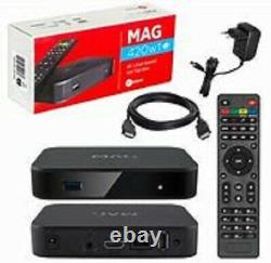 MAG 420W1 IPTV/OTT set-top box 4K Media SUPPER OFFERT 12 m psw 109.99£