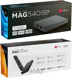 MAG 540w3 Linux 4K IPTV Set Top Box with Dual-Band 5G WiFi (802.11ac 2T2R)