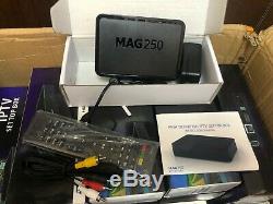 Mag 250 TV Box Multimedia Player Internet Set Top IPTV Set Top box 10pcs