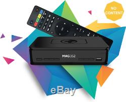 Mag 351/352 Set Top Box IPTV Linux 4K UHD HEVC In-built Wifi and Bluetooth