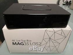 Mag 351 4k Set Top Box IPTV