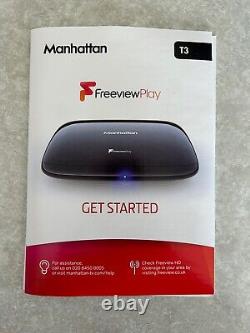 Manhattan T3 Smart Wifi Freeview HD Digital TV Box With Remote Control Non Rec