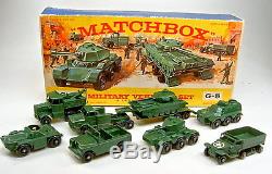 Matchbox G-5 Military Vehicle Set Gift-Set 1964 top in E Box