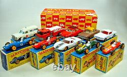 Matchbox Giftset G-4 Race'n'Rally Set 1968 top in rarer roter Mail Order Box