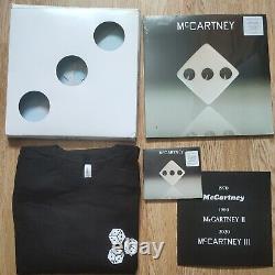 McCartney III mega rare DEMO PROMO BOX SET Black vinyl CD insert, Top Beatles