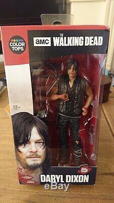 McFarlane The Walking Dead Colour Tops Figures Complete Set So Far All Boxed