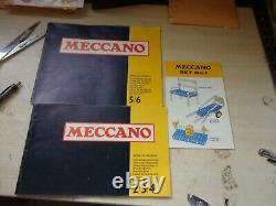 Meccano 1970's Set 5 With Box & Paperwork Still Sealed Top Corners Split