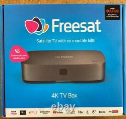 NEW FREESAT UHD-X Smart 4k Ultra HD Set Top TV Box