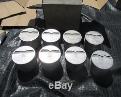 NOS Set 427 FE Ford Cobra LeMans TRW L2205 030 forged FLAT TOP pistons IN BOXED