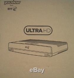 New Bt Ultra Hd Youview + Uhd 4k Dtr-t4000/1tb/bt/df Set Top Tv Freeview Box