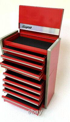 New Snap-On RED Micro Tool Box RARE TOP & BOTTOM SET MINI-REPLICA JEWELRY