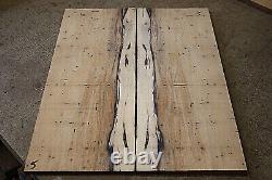 PALE MOON / BLACK AND WHITE EBONY bookmatched guitar drop top sets GRADE B