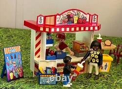 PLAYMOBIL BIG TOP CIRCUS #4230 COMPLETE WithBOX+CLOWN BAND #4231+HORSE ACT #4234