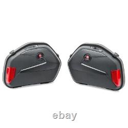 Panniers Set + Top Box for Suzuki Hayabusa SCT6 black