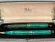 Parker Duofold Streamline 1935 Jade Pen + Pencil Set, Original Box, Ring Tops