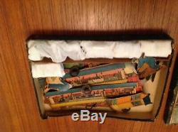 Pre-War Penny Tin Toy Train Boxed Set JAPAN TOP SHELF TOY